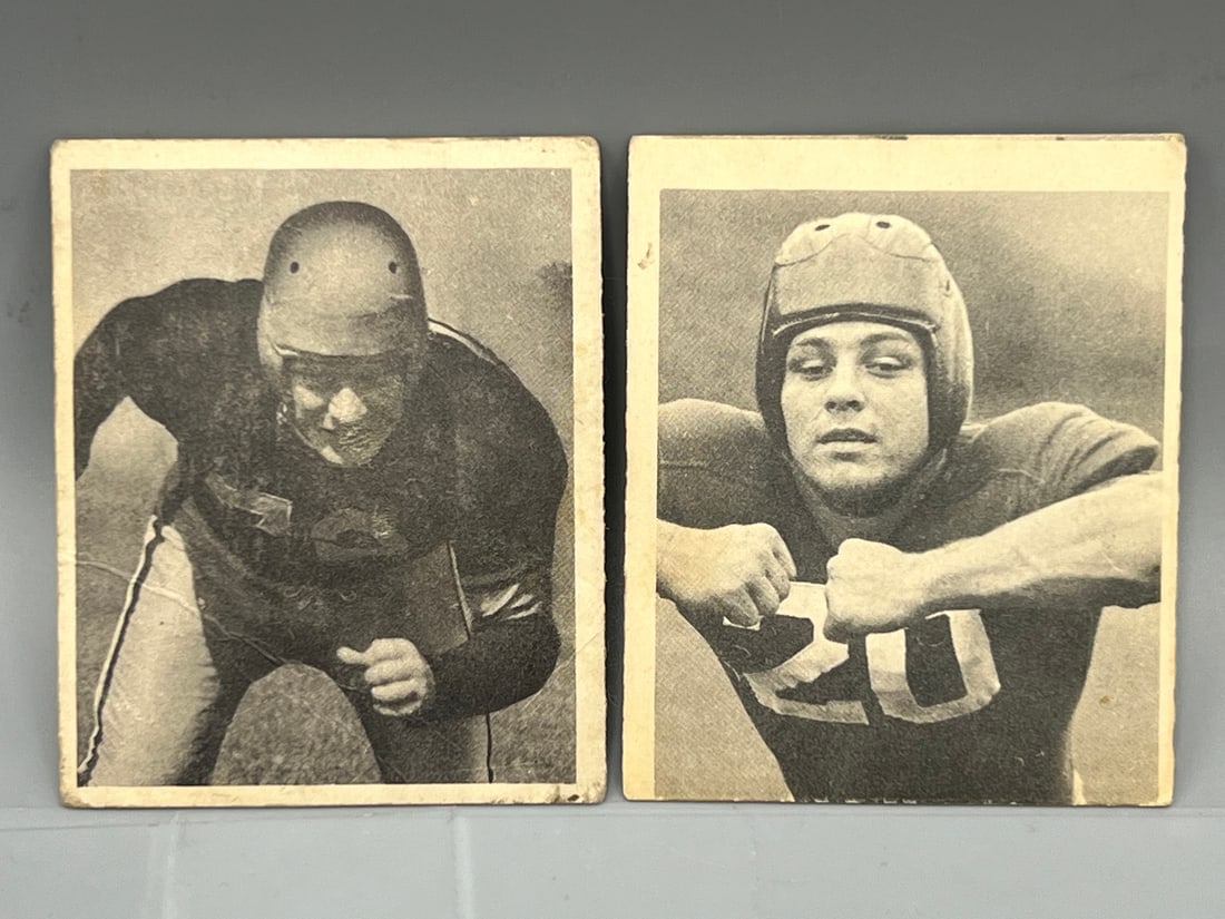 1949 Bowman Bill Moore #68 & John Cannady #82: 1949 Bowman Bill Moore #68 & John Cannady #82