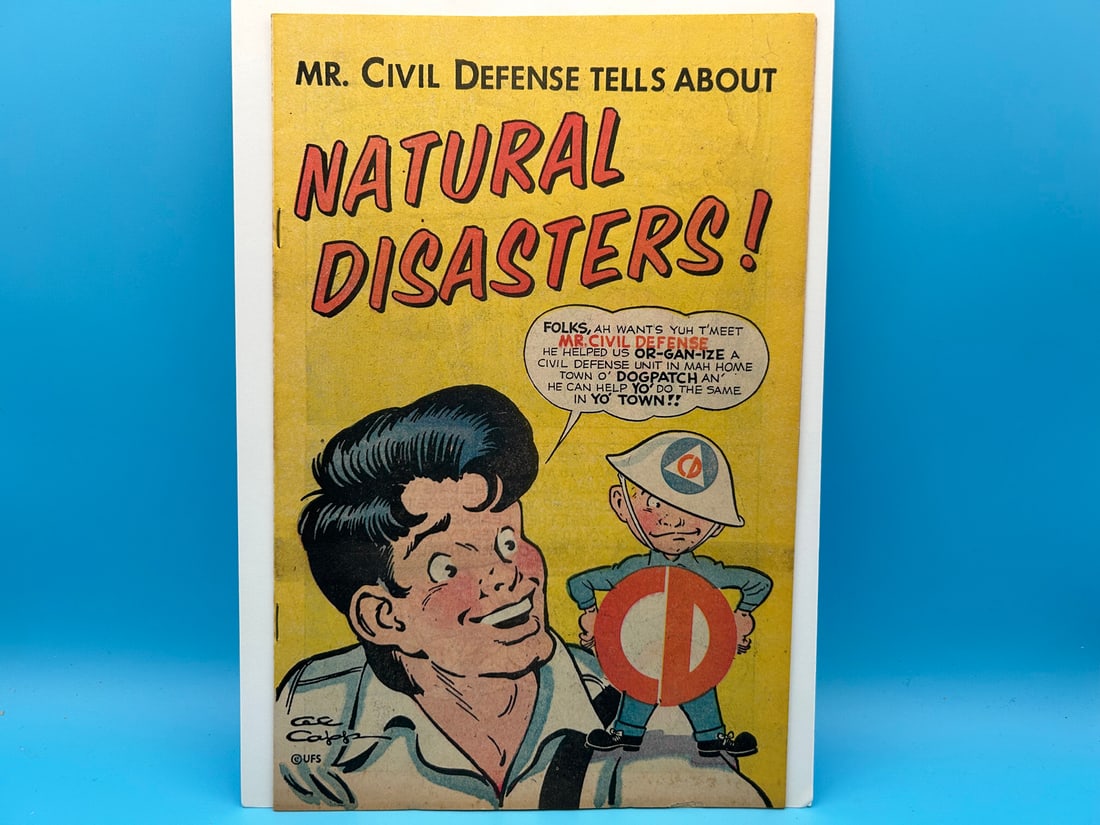 1956 Natural Disasters! Promotional Comic - Al Capp artwork - Li'l Abner Cover and Cameo: 1956 Natural Disasters! Promotional Comic - Al Capp artwork - Li'l Abner Cover and Cameo