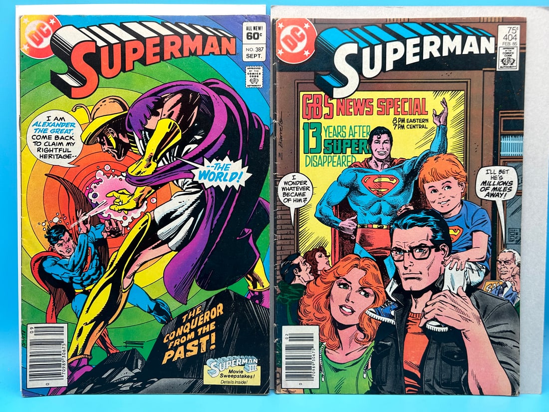 Superman #387 & 404: Superman #387 & 404