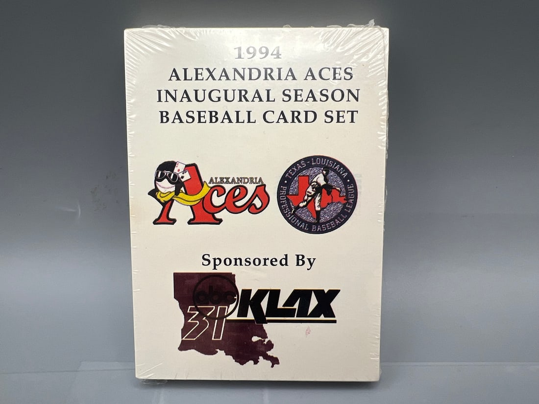 1994 Alexandria Aces Minor League Baseball Inaugural Season Sealed Team Set (1 of 2)