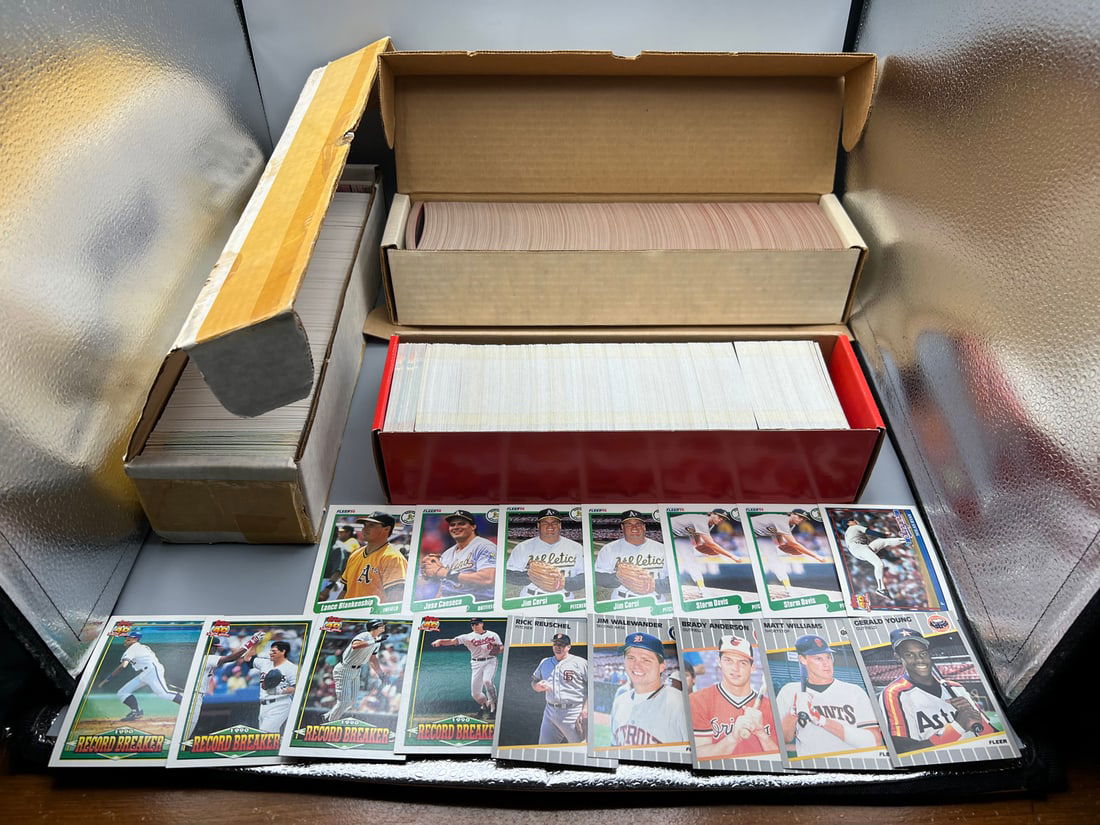 Lot of (3) Boxes of Assorted 1980's & 1990's Baseball Cards (1 of 3)