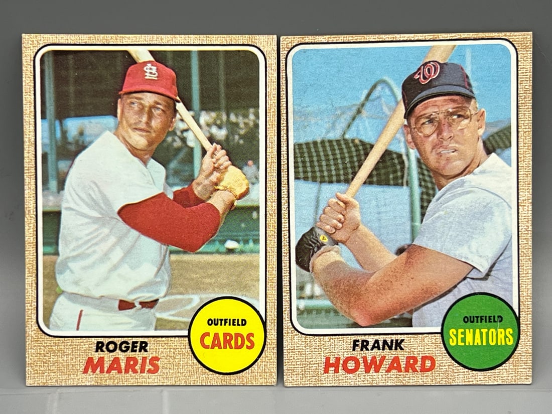 1968 Topps Roger Maris #330 & Frank Howard #320 (1 of 2)
