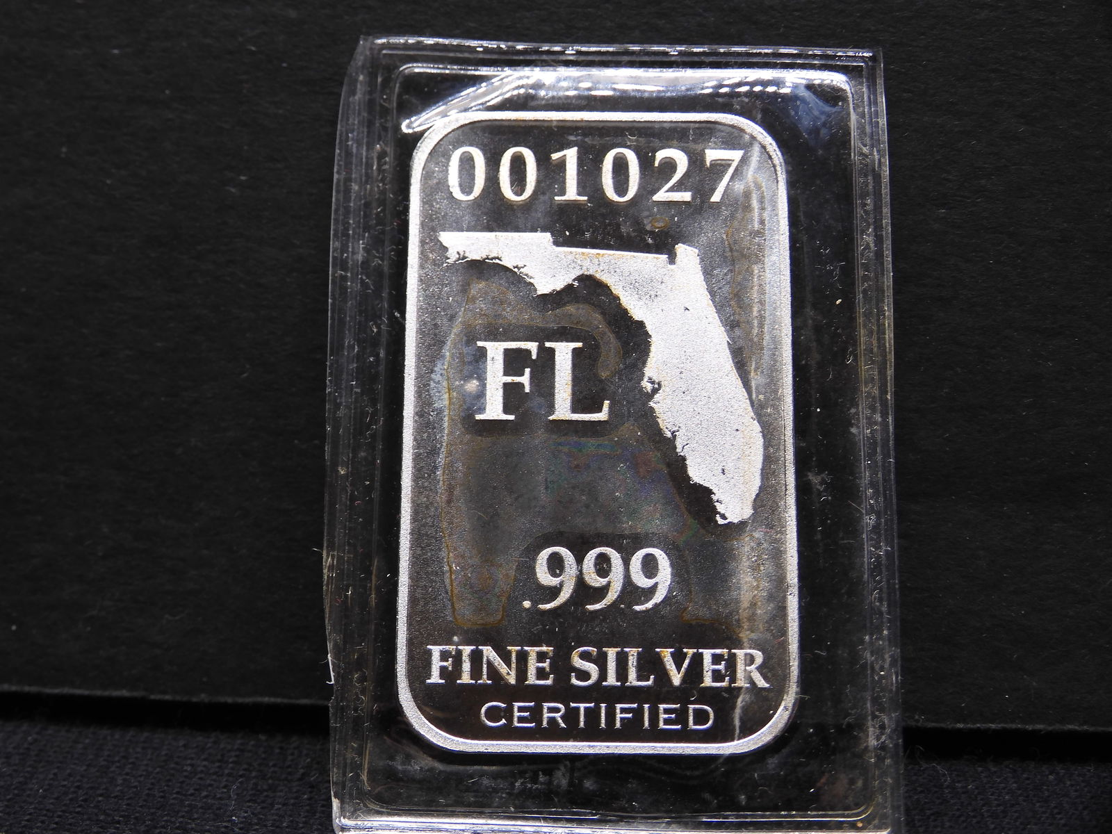 SILVER - 1/2 Troy Oz. .999 Fine Silver Bar (1 of 2)