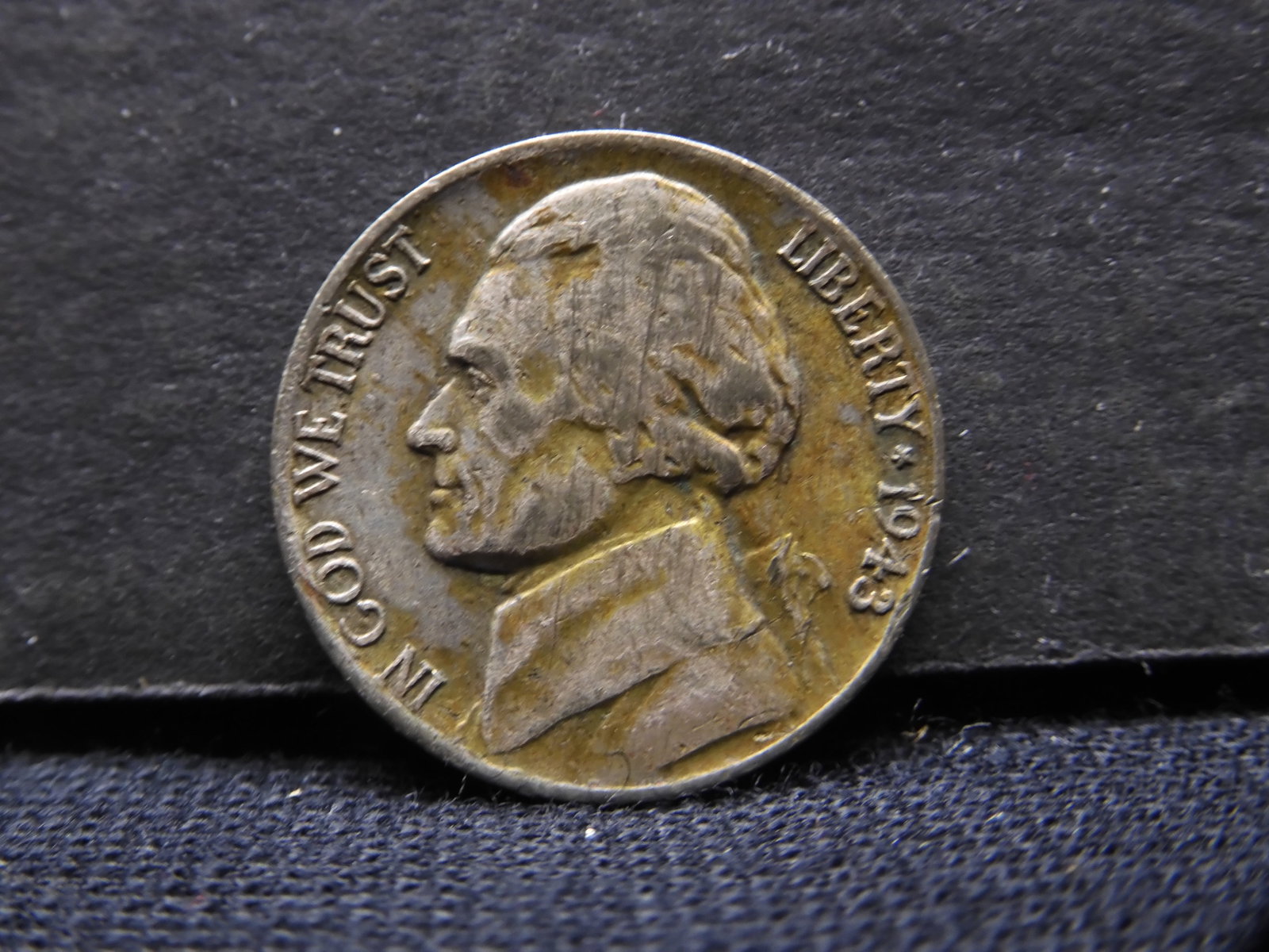 1943/2-P Jefferson Nickel - SPECIAL COIN!!: 1943/2-P Jefferson Nickel - SPECIAL COIN!!