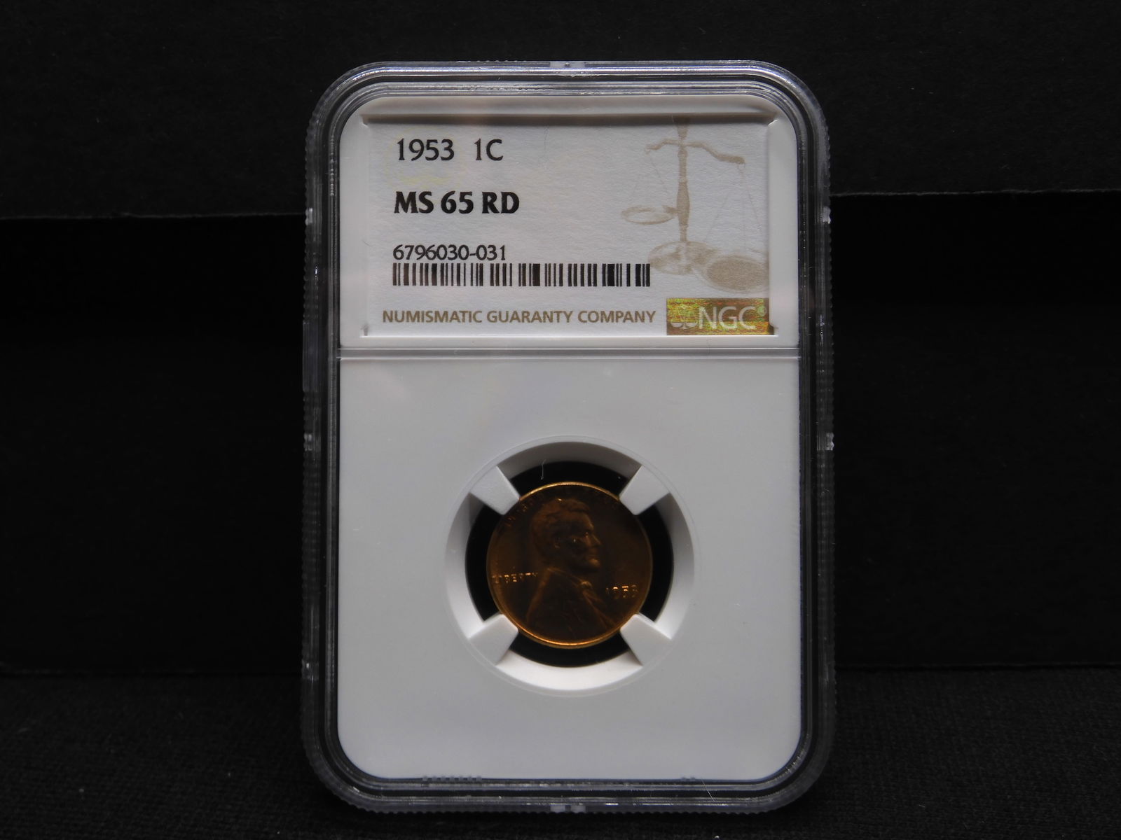 1953 Lincoln Wheat Cent - NGC MS65 RD (1 of 4)