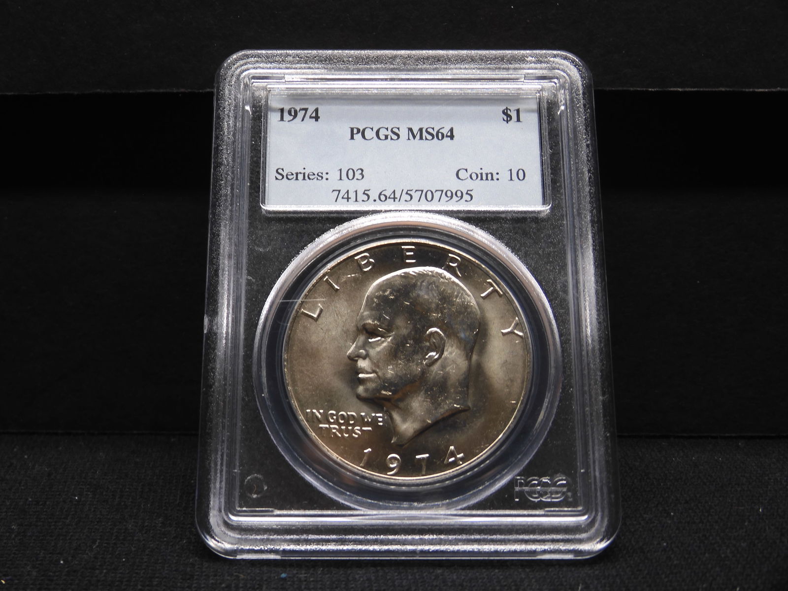 1974 Eisenhower Dollar - PCGS MS64 (1 of 4)