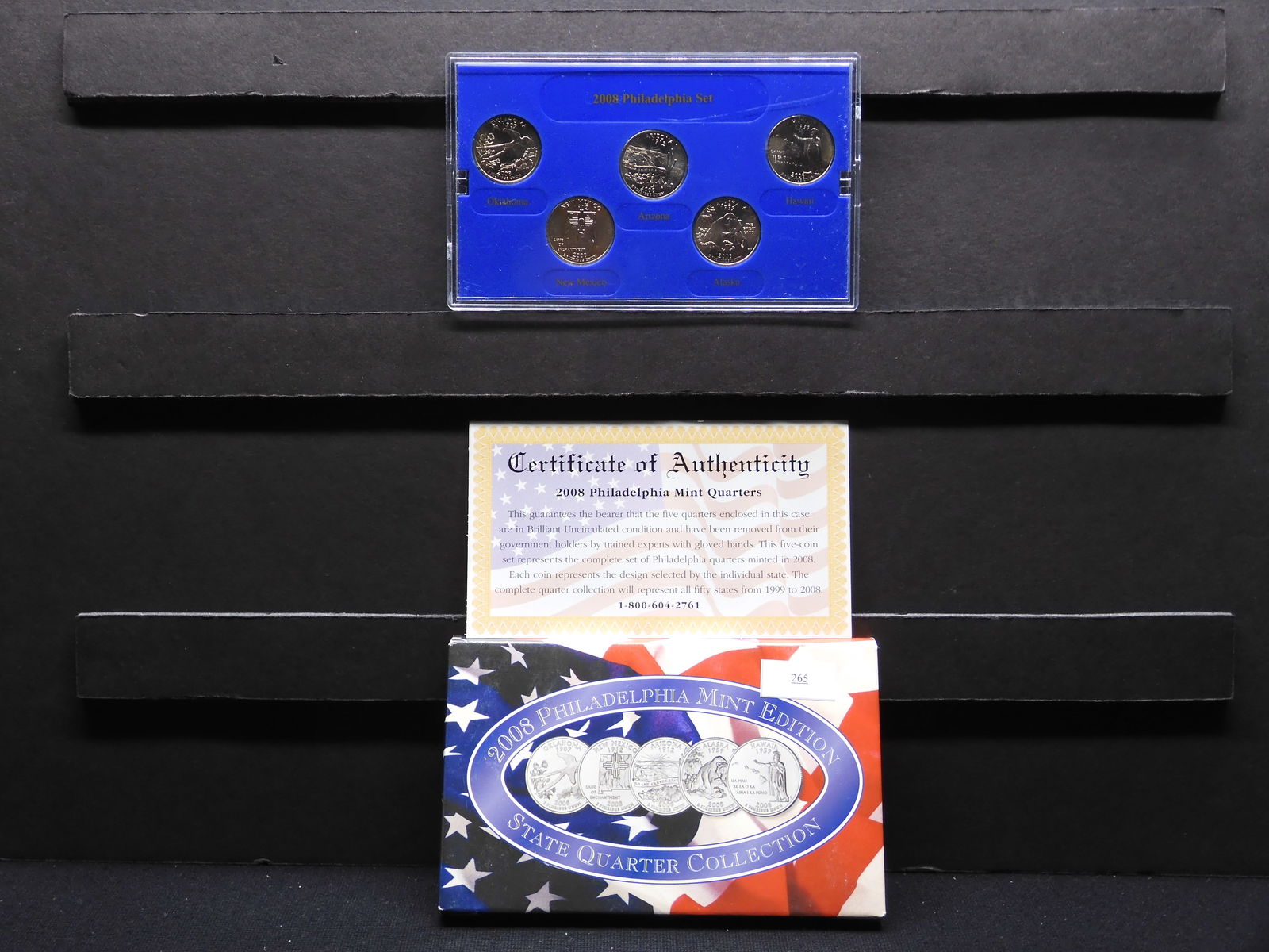 2008-P State Quarter Brilliant Uncirculated Collection (1 of 4)