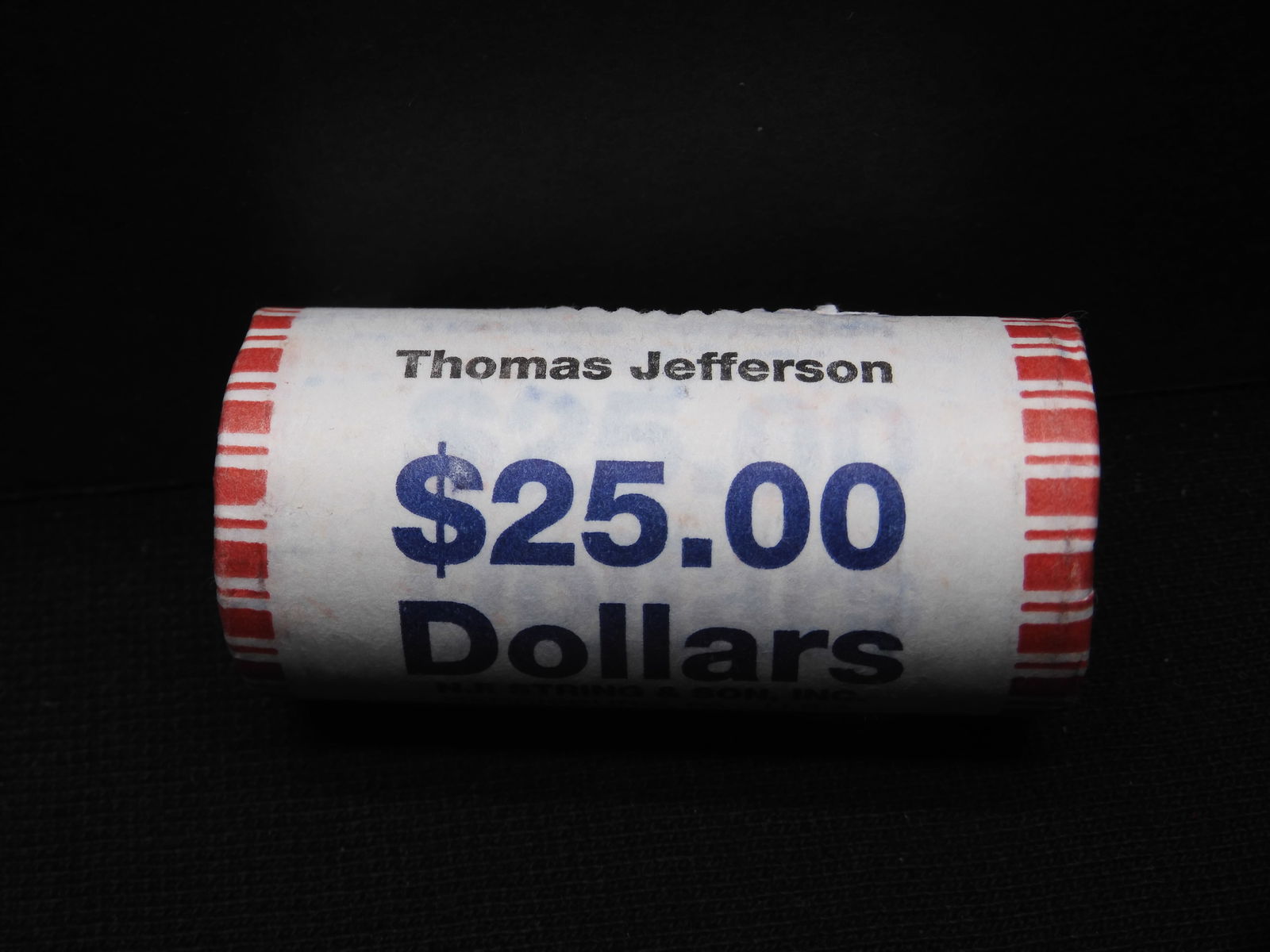 Roll of 25 Thomas Jefferson Presidential Dollars: Roll of 25 Thomas Jefferson Presidential Dollars