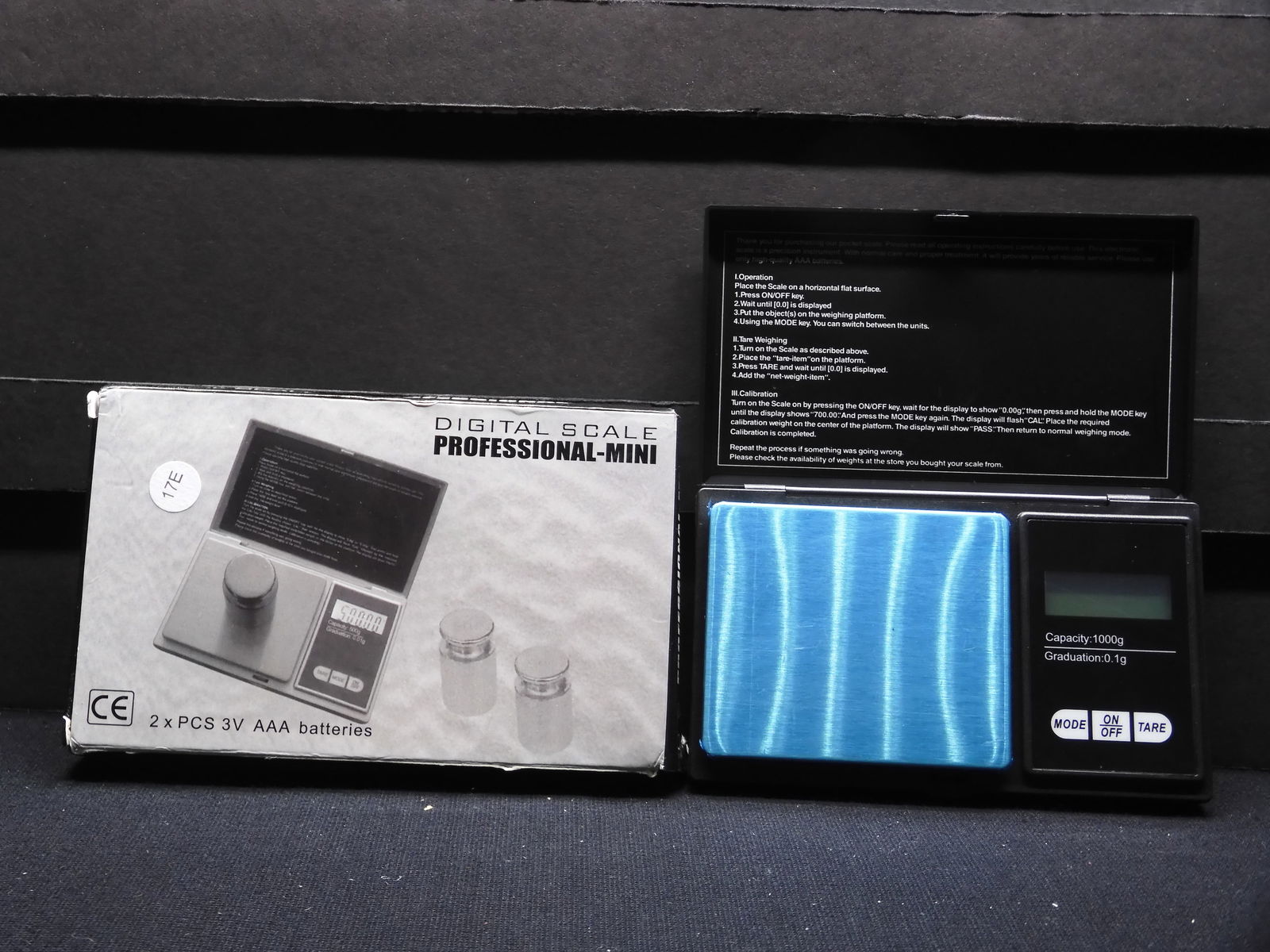 Professional Mini Digital Scale 0.1g-1000g, NEW (1 of 5)