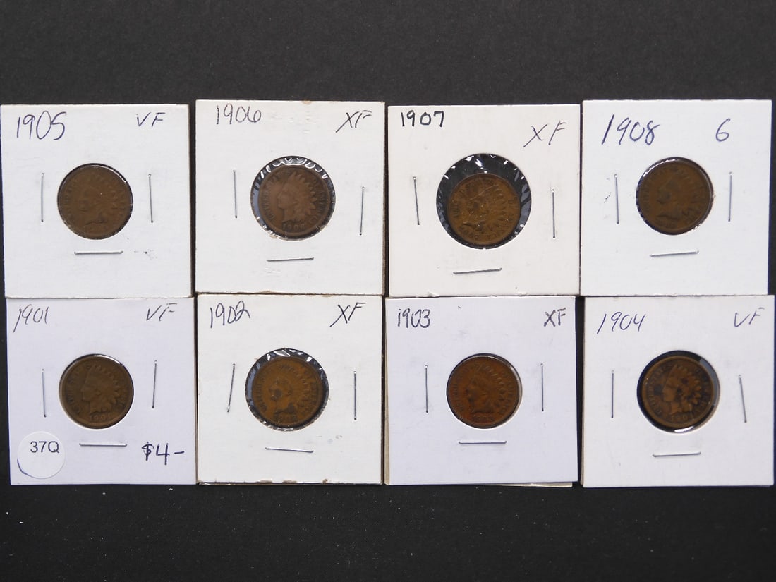 1901-1908 Indian Head Cents (1 of 9)