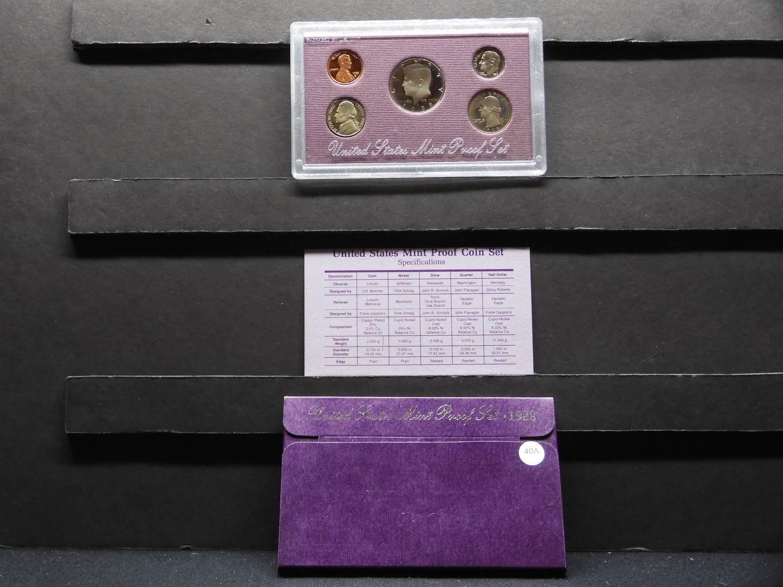 1988-S U.S. Mint Proof Set In OGP (1 of 4)