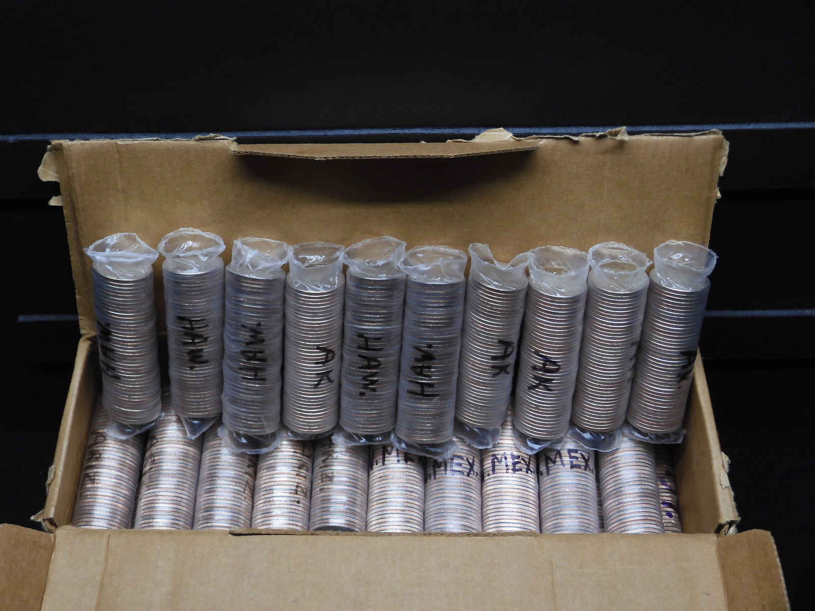 Box of 2000 2007-08 U.S. State Quarters- $500 In Face Value (1 of 3)