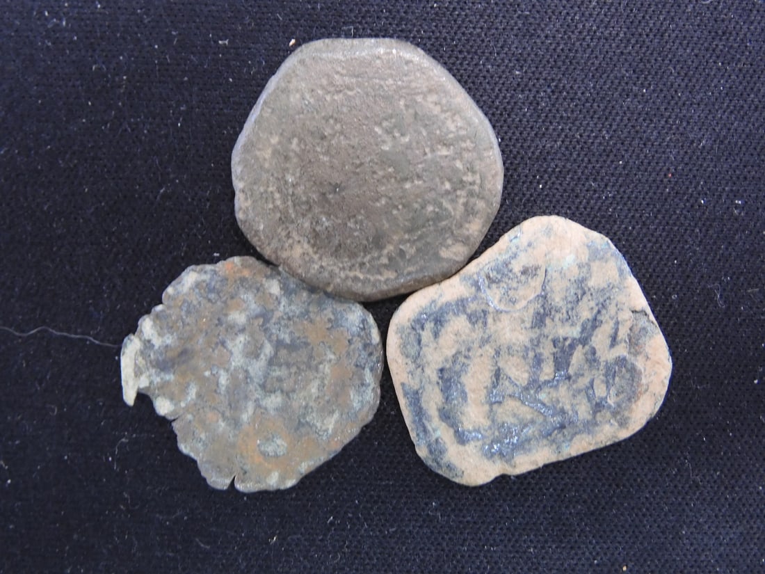 3-1600-1700's, Pirate Era Coins, Over 300 Years Old!: 3-1600-1700's, Pirate Era Coins, Over 300 Years Old!