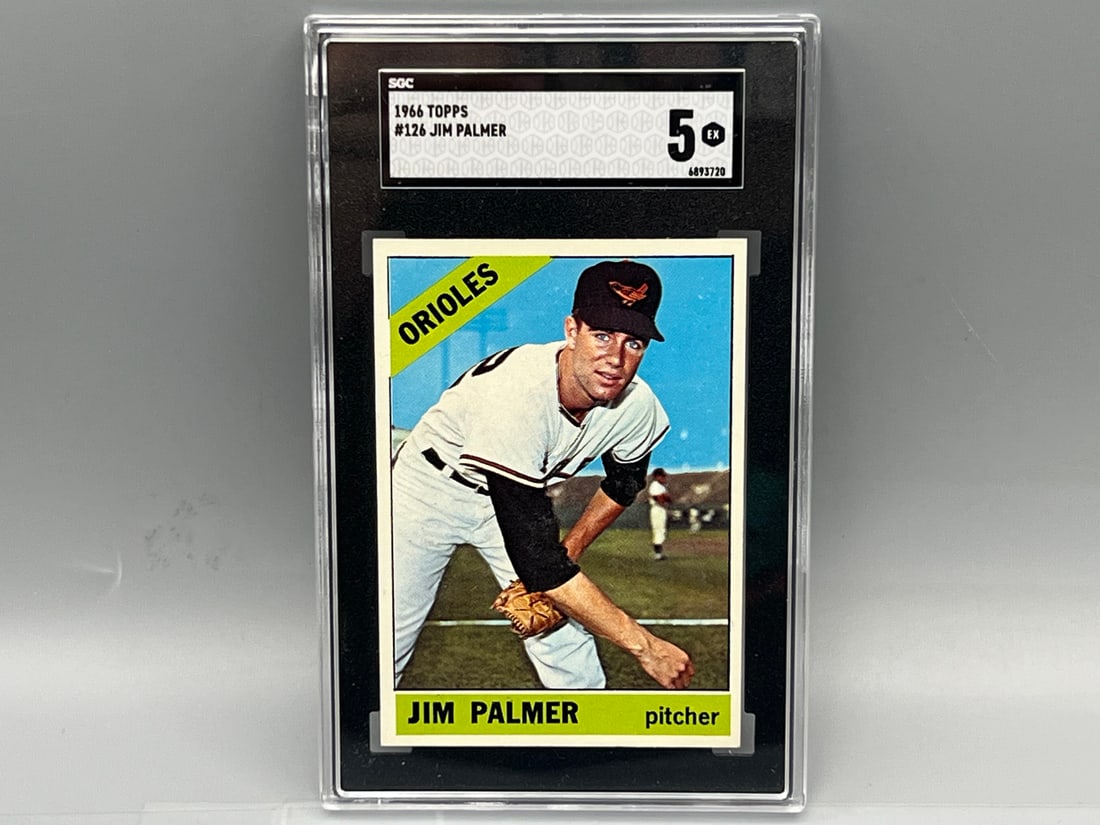 1966 Topps Jim Palmer RC #126 SGC EX 5 (1 of 2)