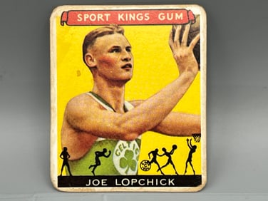 1933 Goudey Sport Kings Joe Lopchick #32 - Boston Celtics