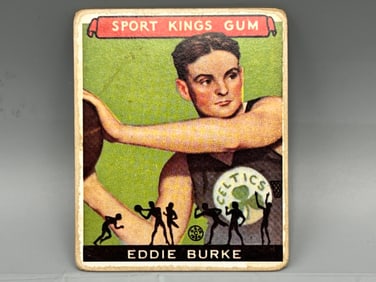 1933 Goudey Sport Kings Eddie Burke #33 - Boston Celtics