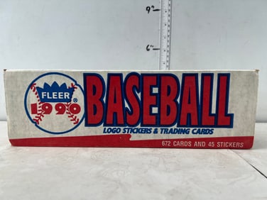 1990 Fleer Baseball Sealed Complete Factory Set - Sticker Seal Still Intact