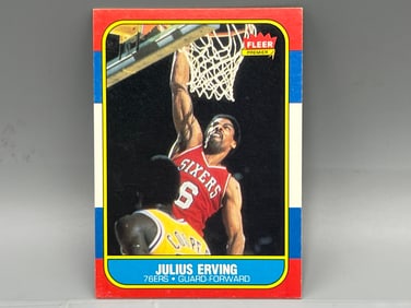 1986 Fleer Julius Erving #31