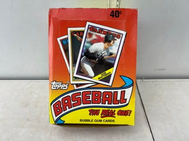 1988 Topps Baseball Complete Wax Box