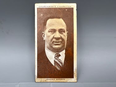 1938 Churchman Boxing Personalities Johnny Sharpe #47