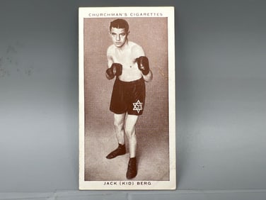 1938 Churchman Boxing Personalities Jack (Kid) Berg #4