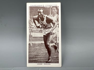 1939 Churchman Kings of Speed Jesse Owens #45