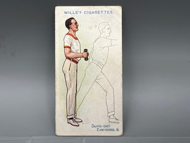 1914 Wills Physical Culture Dumb Bell Exercises #23