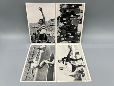 Lot of (4) 1936 Sammelwerk Olympic Sports Miniature Photographs