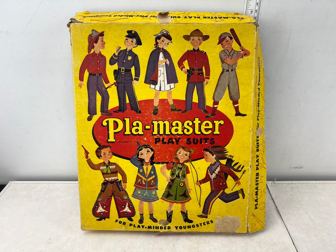 Vintage 1955 JC Penny Catalog Pla-Master Baseball Player Size 14 Play Suit Costume - Very Rare (1 of 5)