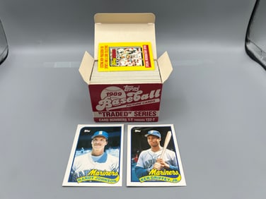 1989 Topps Traded Baseball Complete Set W/ Ken Griffey Jr. RC & Randy Johnson RC