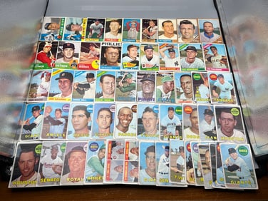 Lot of (50+) Assorted 1960's Topps Baseball Cards - Varying Conditions