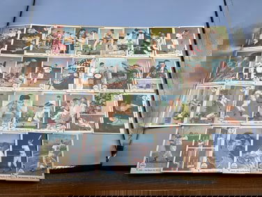 Lot of (30) 1959 Fleer Baseball's Greatest Ted Williams Cards - Varying Conditions