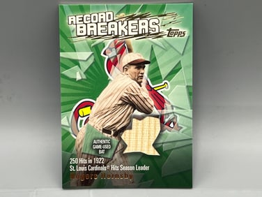 2003 Topps Record Breakers Rogers Hornsby Game Used Bat Relic