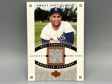 2005 Upper Deck Sweet Spot Classics Roy Campanella Game Used Pants Relic