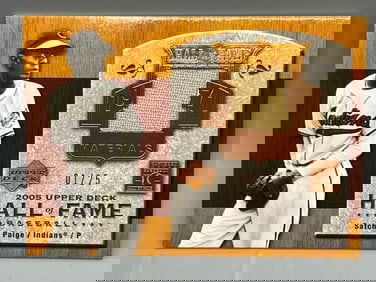 2005 Upper Deck Hall of Fame Materials Satchel Paige Game Worn Pants Relic #01/25