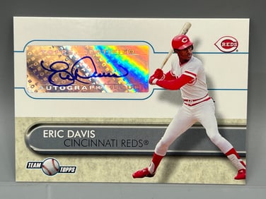 2006 Topps Team Topps Eric Davis Autograph Card