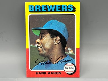 1975 Topps Hank Aaron #660