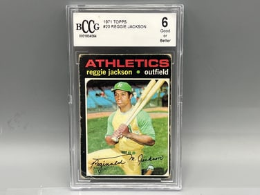 1971 Topps Reggie Jackson #20 BCCG 6