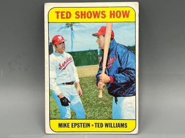 1969 Topps Ted Williams Shows How #539