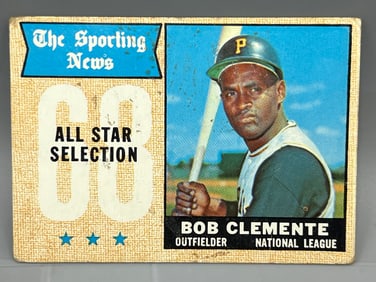 1968 Topps Roberto Clemente All Star #374