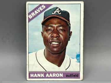 1966 Topps Hank Aaron #500