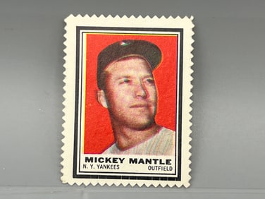 1962 Topps Stamps Mickey Mantle