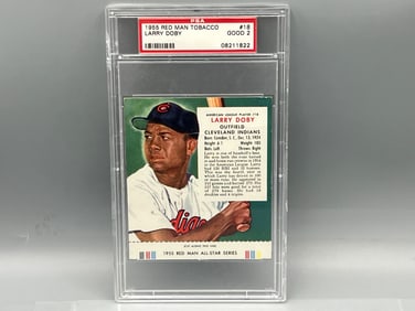1955 Red Man Larry Doby #18 PSA Good 2