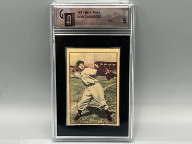 1951 Berk Ross Dom DiMaggio GAI EX 5