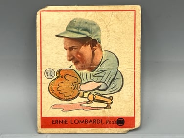 1938 Goudey Heads Up Ernie Lombardi #246