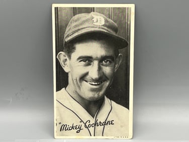 1936 Goudey Wide Pen Premium Mickey Cochrane