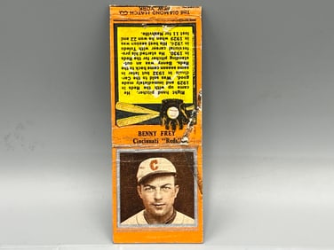 1934 Diamond Matchbook Benny Frey