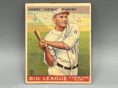 1933 Goudey Heinie Manush #47