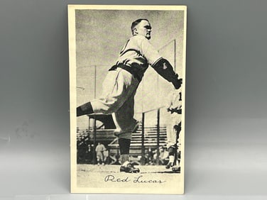 1936 National Chicle Fine Pen Red Lucas