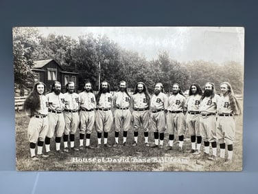 1920-27 House of David Israelite Barnstorming Baseball Team Postcard